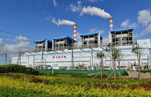 吕四港发电公司厂区全景
