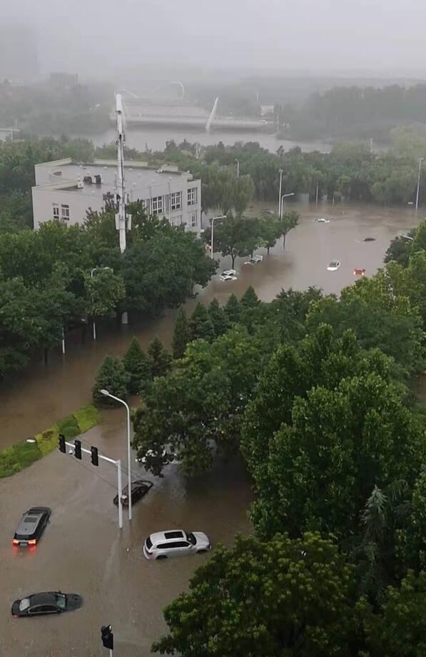 暴雨中挺起大唐脊梁——华电河南发电公司全力以赴防汛保电抢险救灾