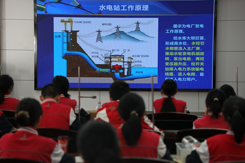 3月16日，攀枝花外国语学校学生到观音岩水电站开展实践研学活动 (2)_副本.jpg