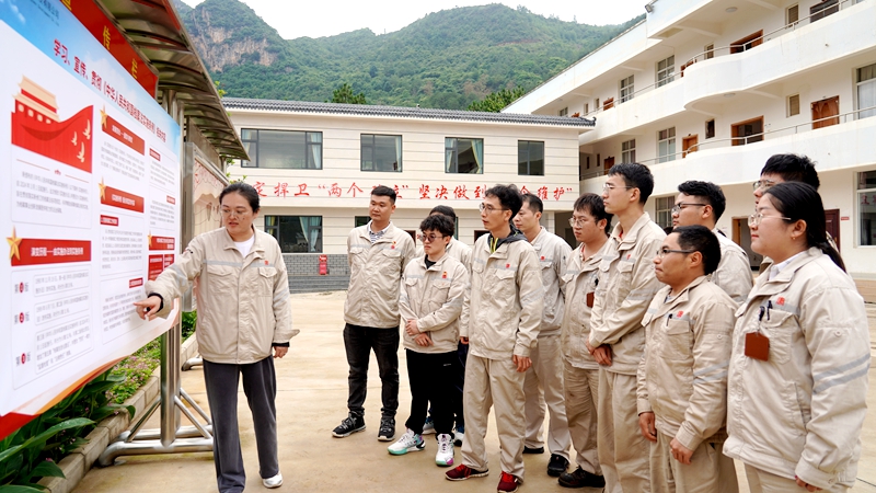 宣威水电公司开展“筑梦现代化 奋斗兰台人”主题系列宣传活动照片2_副本.jpg